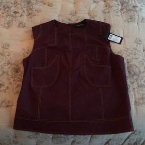 NWT Derek Lam sleeveless top. Size L